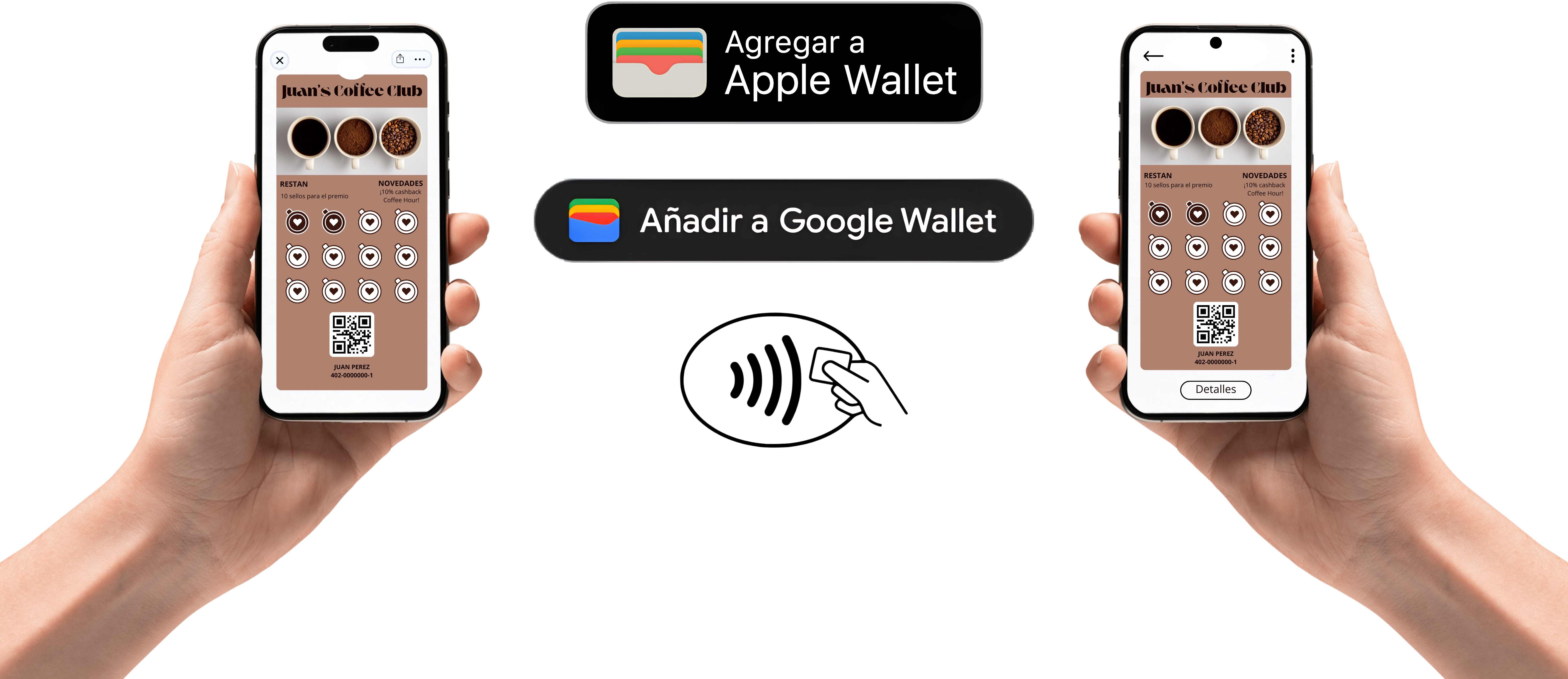 E-Cards en Apple Wallet y Google Wallet